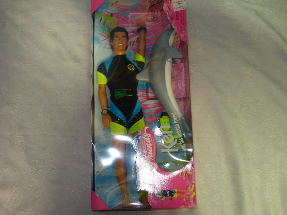 Ocean Friends Ken and His Dolphin Friend Barbie