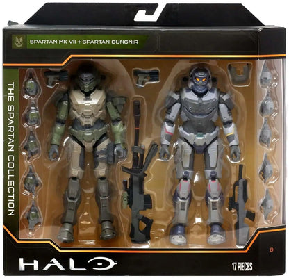 HALO The Spartan Collection Series 5 Spartan Mk VII + Spartan Gungnir Action Figure 2-Pack, HLW0251