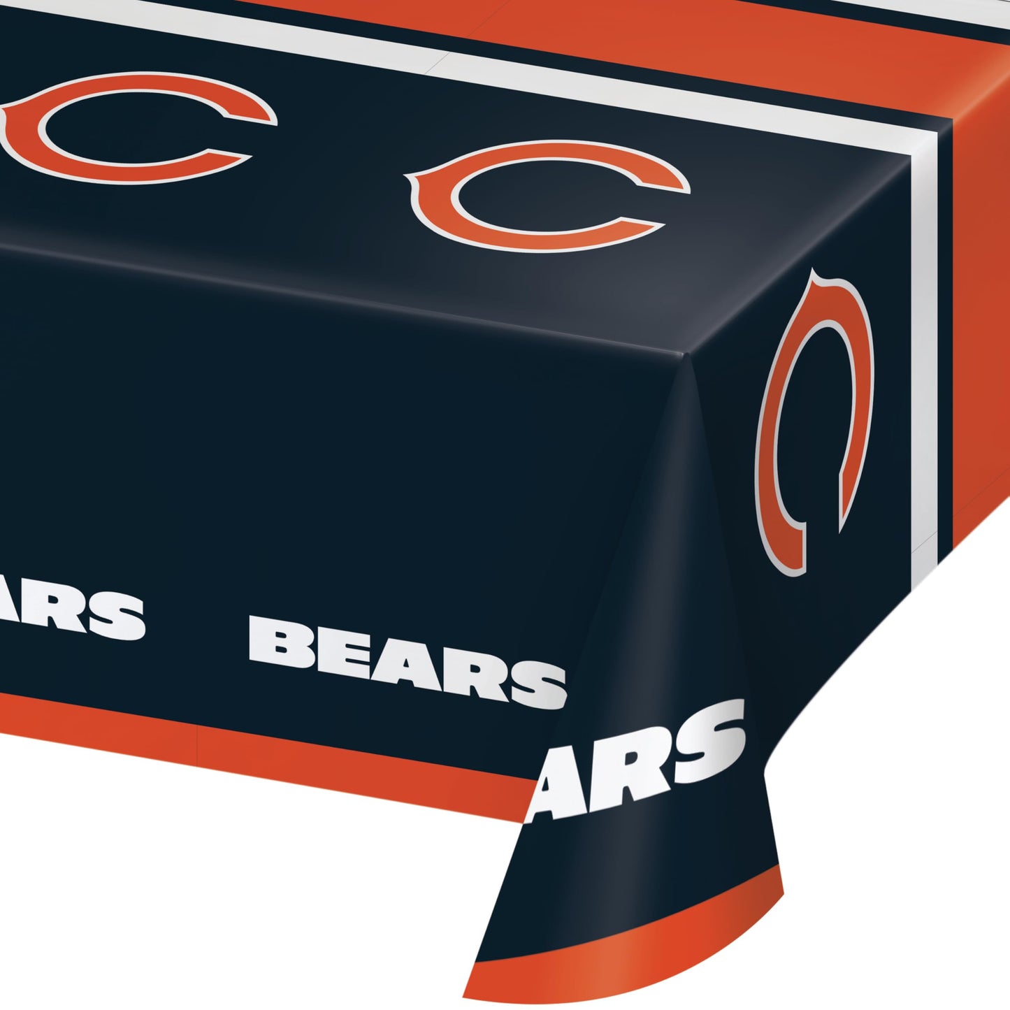 Trendware Chicago Bears Plastic Tablecloths, 3 ct, Officially Licensed