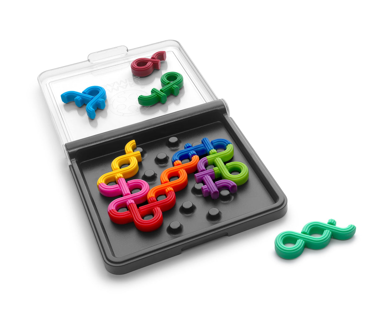 SmartGames IQ Noodles - Soft-Touch Noodle Travel Puzzle Brain Teaser, 7+