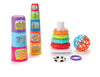 Kidoozie - Little Learner's Trio - Baby Activity Toy for Early Learning, Sensory Play and Motor Skills, Ages 6+ Months