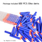 lififun 600-Dart Refill Pack Soft Darts for Nerf N-Strike Elite Blue