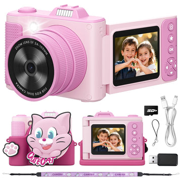 Kids Digital Camera for Girls Boys Age 3-10, My First Camera, 1080P HD Video, Toddler Camera Easy to Use, Shockproof Durable, Toys Gift for Kids