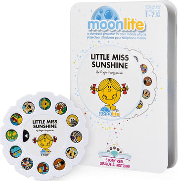 Moonlite Storybook Reels For Flashlight Projector, Kids Toddler | Little Miss Sunshine | Single Reel Pack Story for 12 Months and Up