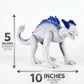 JAYKENIXO 4 Pack Giant Monster Action Figures 8 Inch - Large Creature Toys with Movable Joints, Detailed Collectible Figures for Kids Playset