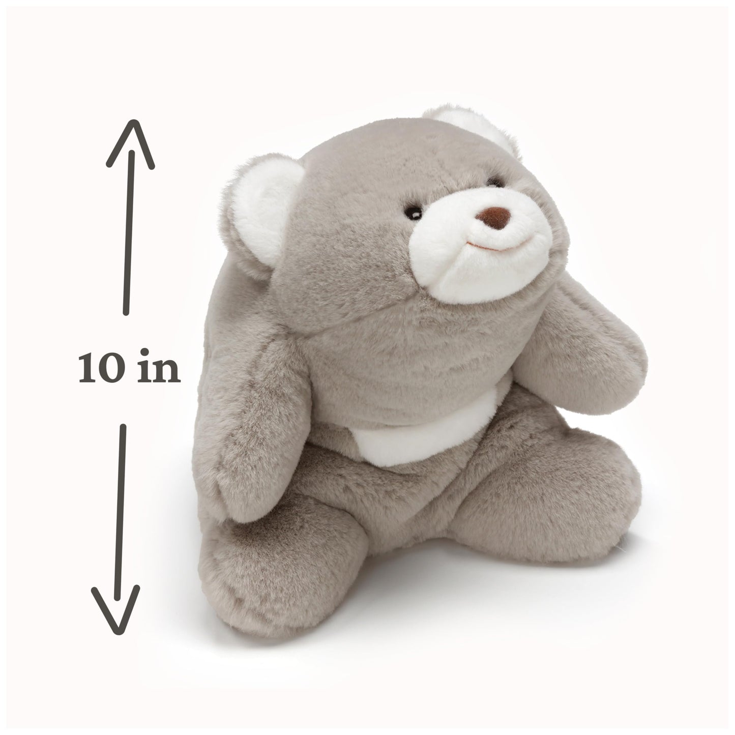 GUND Snuffles 10-Inch Classic Gray Teddy Bear Plush Toy for Ages 0+