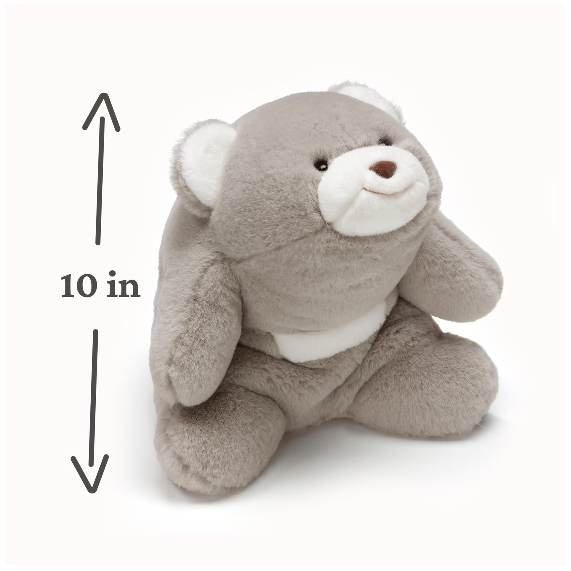 GUND Snuffles 10-Inch Classic Gray Teddy Bear Plush Toy for Ages 0+