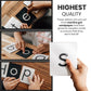 Montessori Sandpaper Letters Set | Black & White Lowercase Tactile Letter Cards | 3.5"x2.8" Alphabet Sensory Learning Tool | Sensory Letters