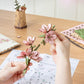 ROBOTIME 3D Puzzle Sakura TW101, DIY Wooden Flower Craft, Artificial Flowers Model Kit to Assemble for Adults, Home Decoration and Valentine's Day Toy