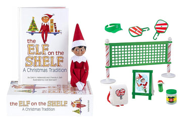 The Elf on the Shelf® - Boy with Brown Eyes with NEW! Polar Props™ Pickleball Play Pack