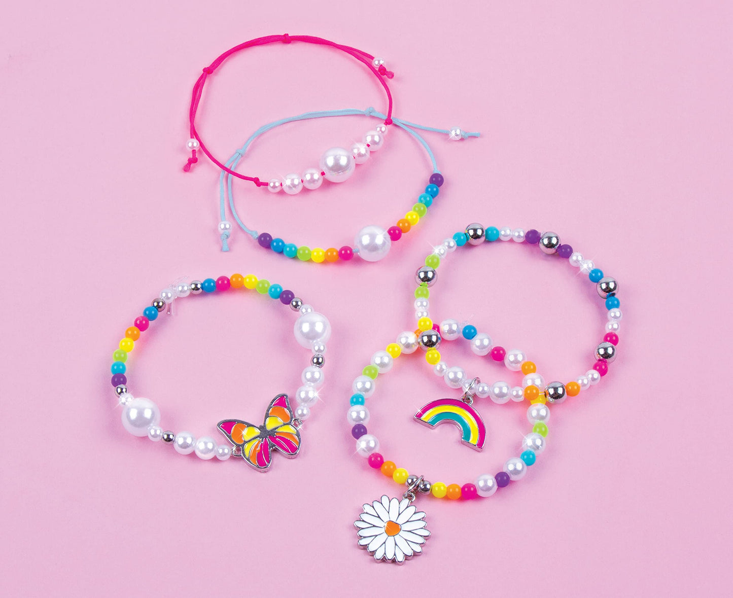 Make It Real Rainbow Treasur Bracelets, Creative Set 1216