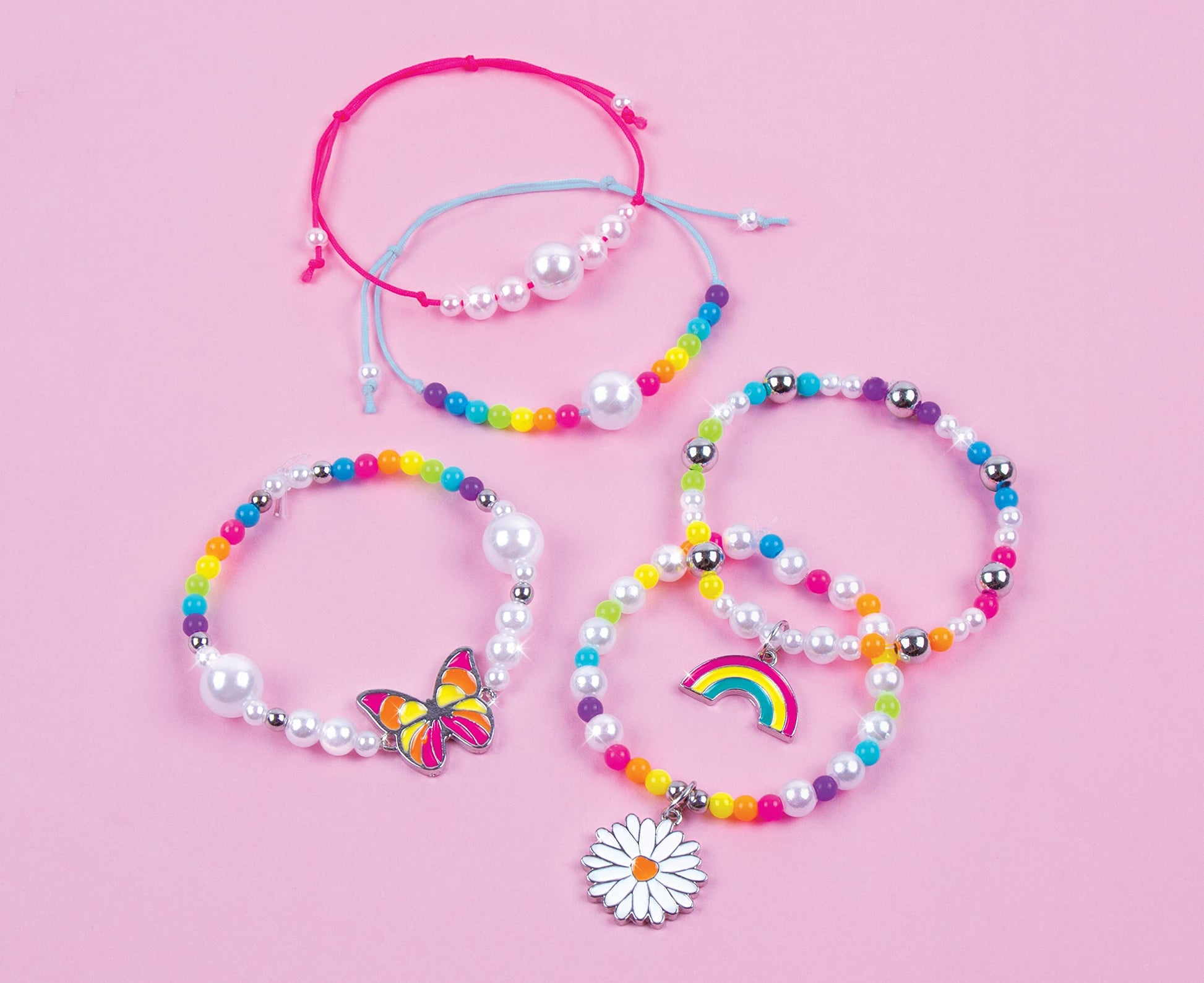 Make It Real Rainbow Treasur Bracelets, Creative Set 1216