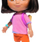 Dora Sing mit Mir Doll 35 cm for the Popular TV Series with 2 Songs and 25+ Phrases and Sounds Version in German/English and Italian/English for