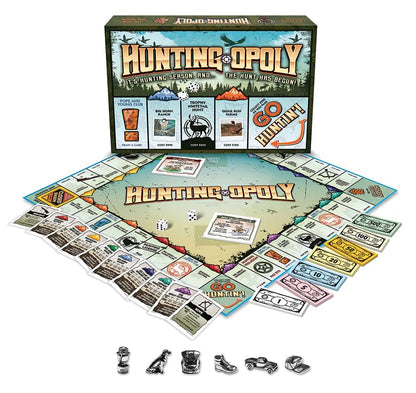 Hunting-Opoly Board Game - It’s Hunting Season and The Hunt has Begun! - for 2 to 6 Players Ages 8 and up