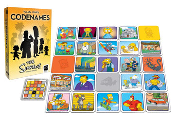 Codenames The Simpsons Edition | Featuring Artwork from Your Favorite Simpsons Seasons | Officially Licensed Simpsons Game | Codenames Family Board