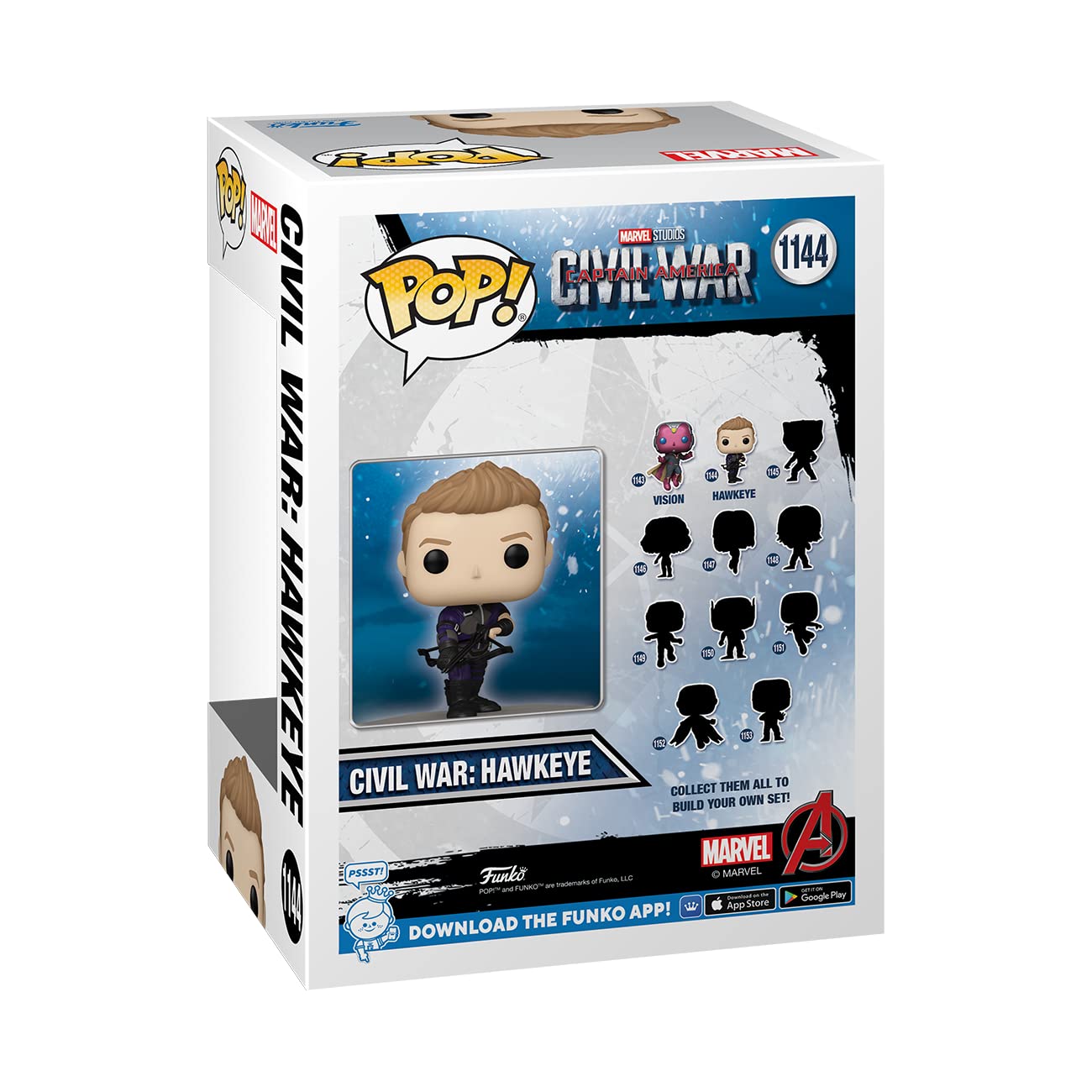 Funko Pop Marvel: Captain America: Civil War Build A Scene - Hawkeye Figure 2 of 12 - Amazon Exclusive - Collectable Vinyl Figure - Gift Idea