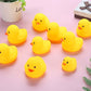 Bath Duck Toys 10PCS Mini Rubber Ducks Squeak and Float Ducks Baby Shower Toy for Toddlers Boys Girls (2.2’’)