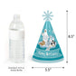 Big Dot of Happiness Arctic Polar Animals - Cone Happy Birthday Party Hats for Kids and Adults - Set of 8 (Standard Size)