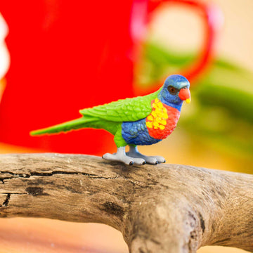 Safari Ltd. Lorikeet Figurine - Detailed 2.5" Plastic Model Figure - Fun Educational Play Toy for Boys, Girls & Kids Ages 3+