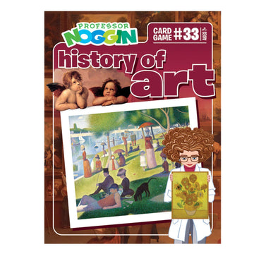Outset Media Professor Noggin's History of Art Trivia Card Game - an Educational Trivia Based Card Game for Kids - Trivia, True or False, & Multiple