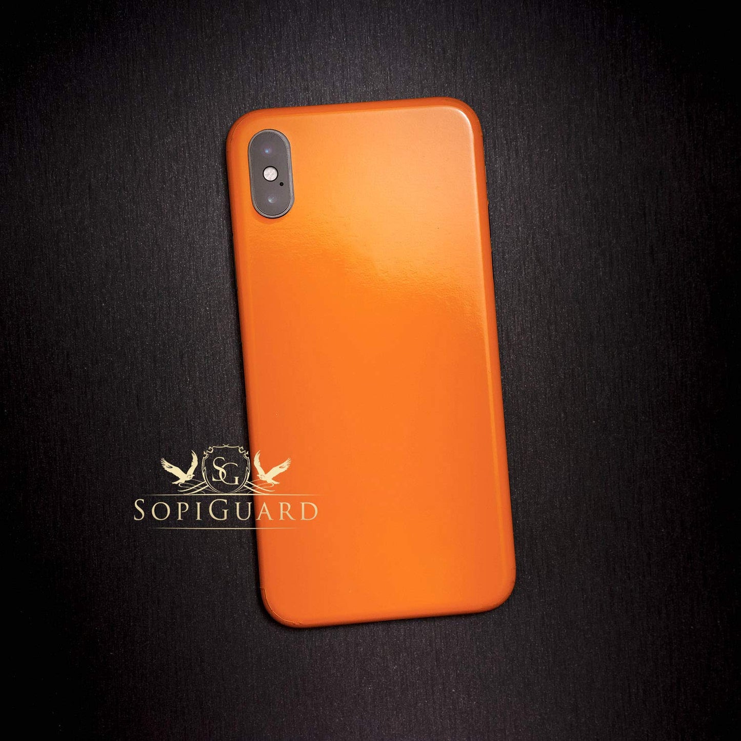 SopiGuard 3M Gloss Bright Orange Vinyl Sticker Skin for DJI Mavic 2 Pro/Zoom