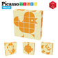 PicassoTiles 25 Piece Magnetic Puzzle Game Magic Cube Puzzles Brain Teaser Set Kids Toy Magnet Pattern Block Matching Toys with Free Ideabook 150+