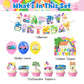 Pink Pig Birthday Party Supplies,Birthday Banner Cake Toppers Balloons,Pink Pig Theme Party Decorations