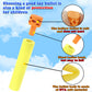 EKIND 100 Pcs Waffles Darts Refill Pack Foam Bullet Compatible for NERF N-Strike Series Blaster (Yellow)