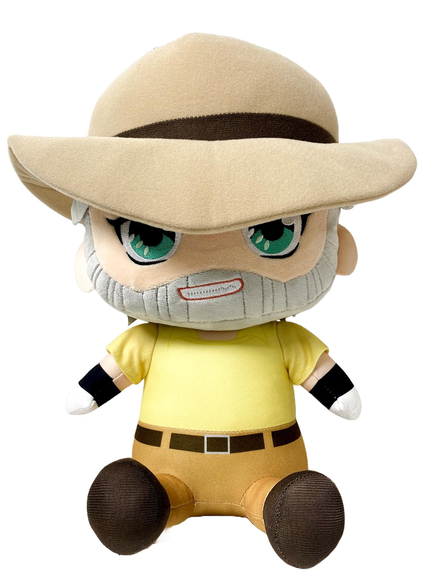 Great Eastern Entertainment JoJo's Bizarre Adventure Stardust Crusader: Joseph Joestar Sitting Pose Plush 12" H