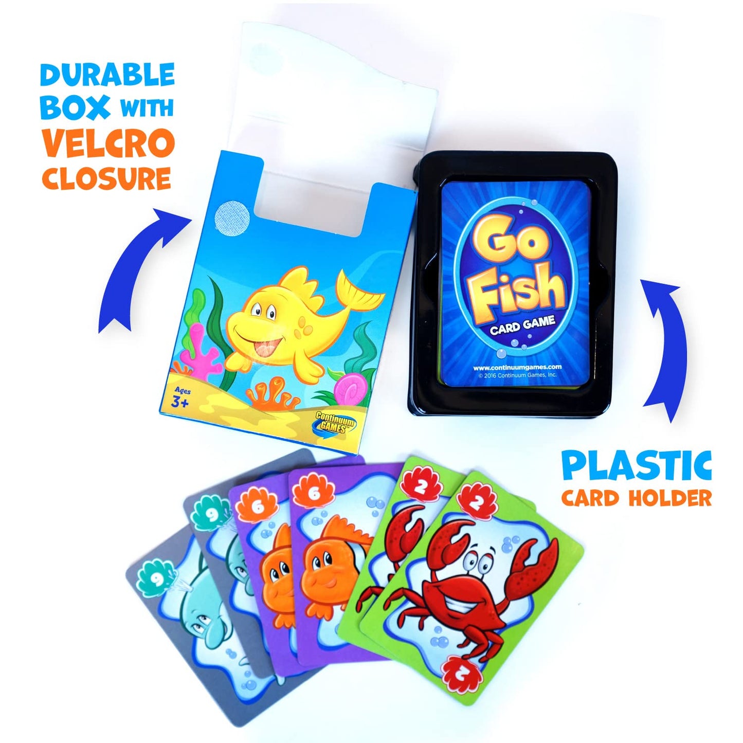 Continuum Games Go Fish Classic Card Game Fun for Children Age 3 and Up