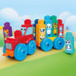 MEGA BLOKS First Builders Toddler Block Toys Set, Build & Match Animal Tractor with 30 Pieces, Learn Animals and Colors, Red and Blue, Ages 1+ Years