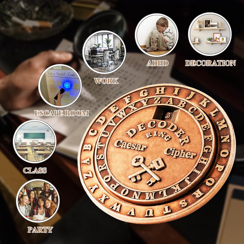 VIGIamy Fidget Toys Adults Brain Teaser Puzzles Fidget Spinners Metal Anxiety Stress Relief Toy Mind Puzzles Escape Room Game ADHD Autism Fidget