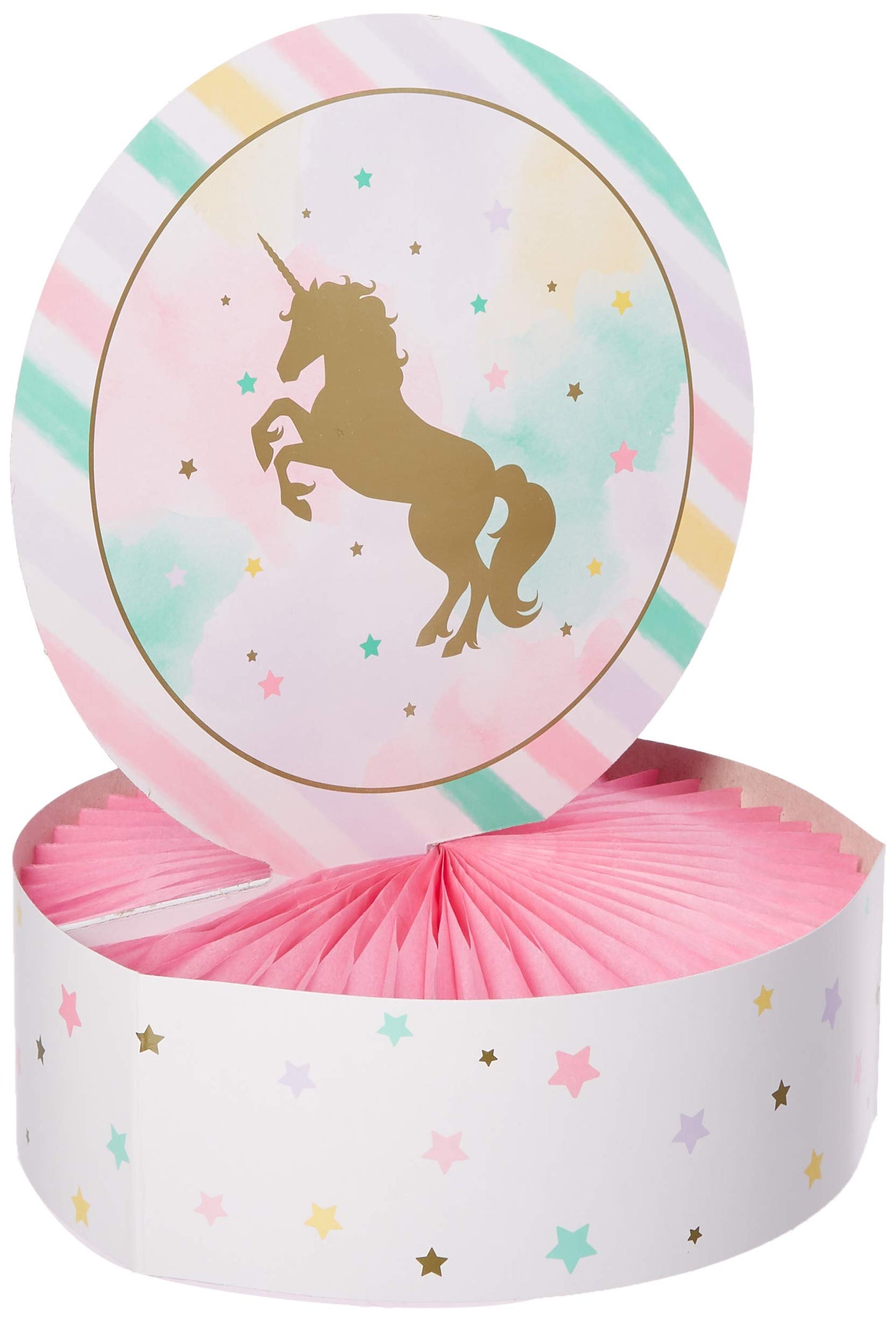 Creative Converting 329310 CENTERPIECE HC, FOIL, 12x9", Multicolor