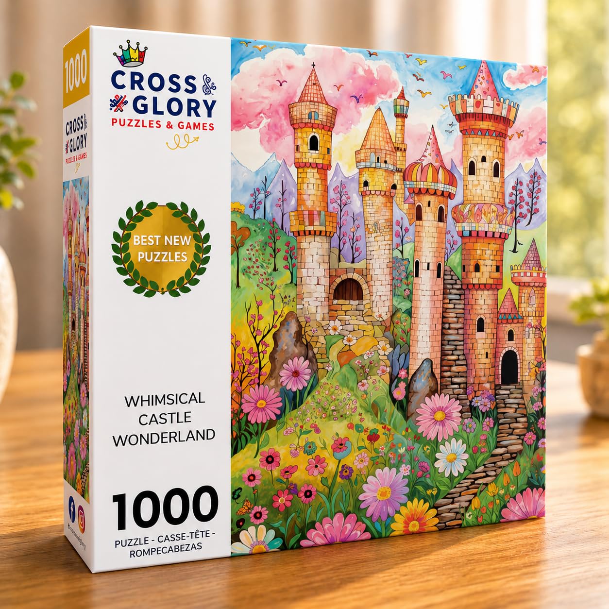Cross & Glory | 1000 Piece Jigsaw Puzzles for Adults | Castle Wonderland