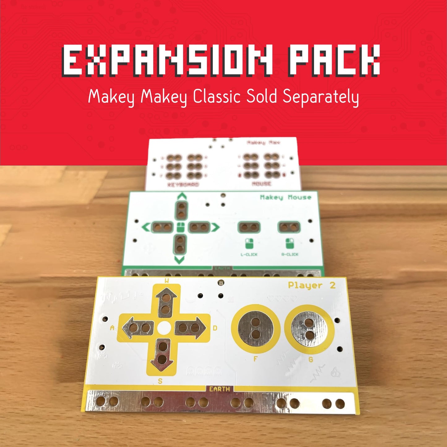 Makey Makey Backpack Bundle - Expansion Pack for Makey Makey Classic - Add More Inputs & Creativity to Your Inventions (Makey Makey Classic Required