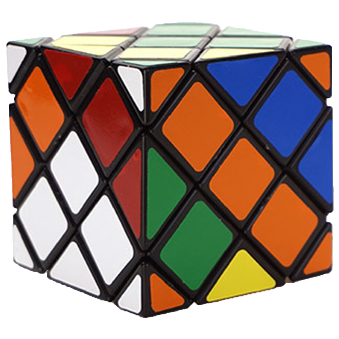 Willking Master Square Puzzle Magic Cube Twisty Toy Gift Irregular Brain Tester Black