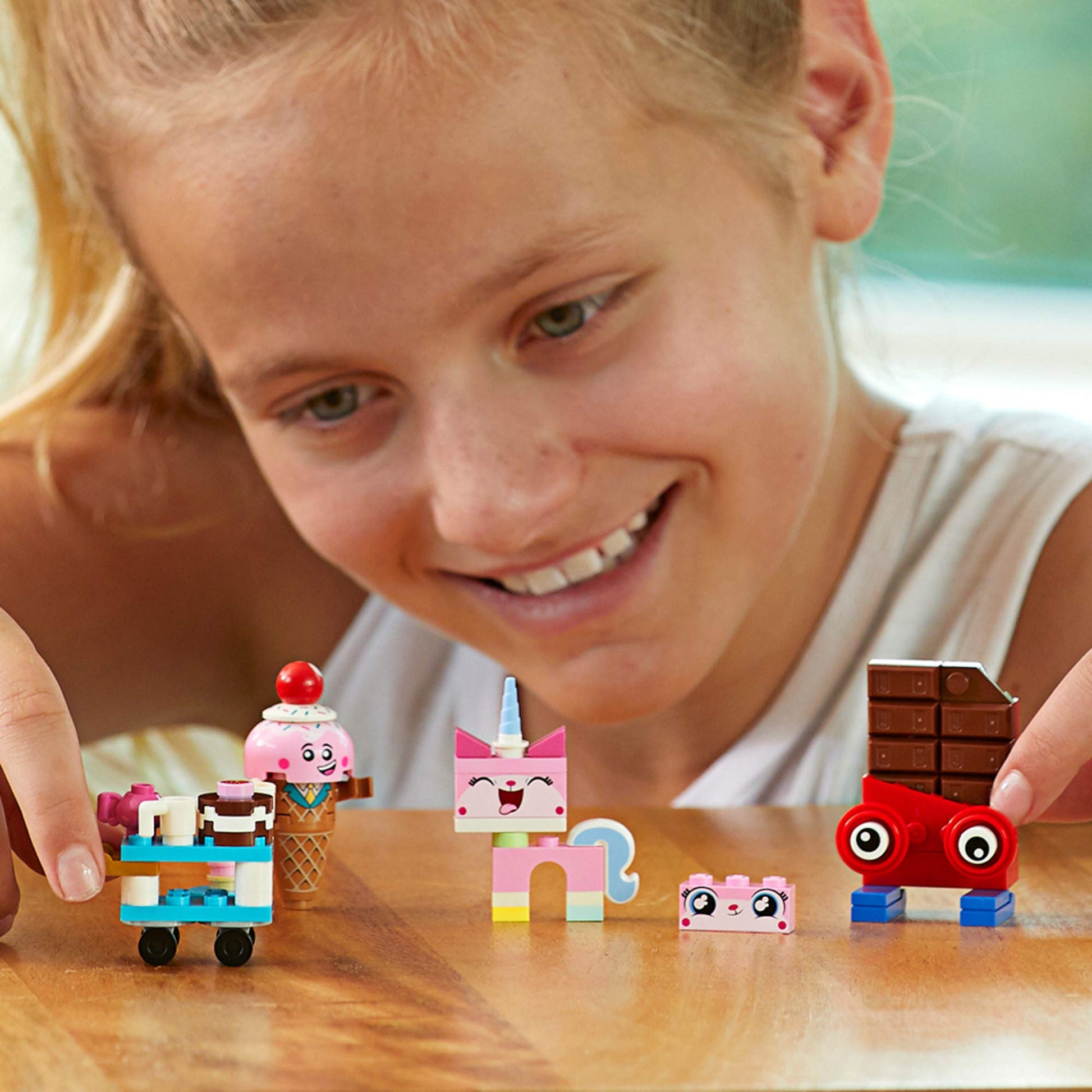 LEGO THE LEGO MOVIE 2 Unikitty’s Sweetest Friends EVER! 70822 Pretend Play Food and Friends Building Kit for Girls and Boys, Unikitty LEGO Set, 2019