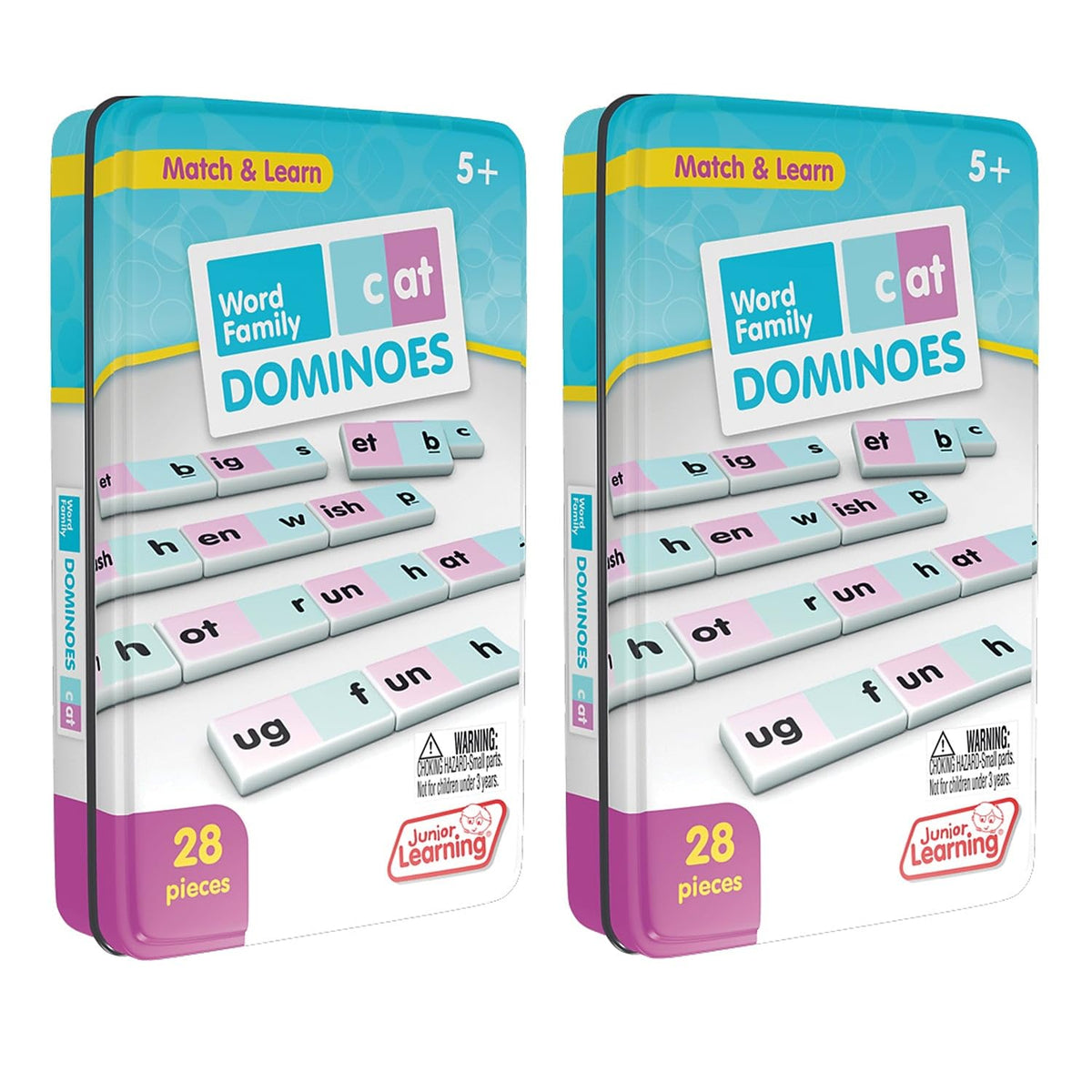Junior Learning Word Family Dominoes, 2 Sets