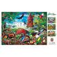 MasterPieces - 300 Piece Jigsaw Puzzle, Large EZ Grip Shapes, Farmland Frolic, Fun for Adults, Seniors, Family, Kids, Matte Finish, 18" x24