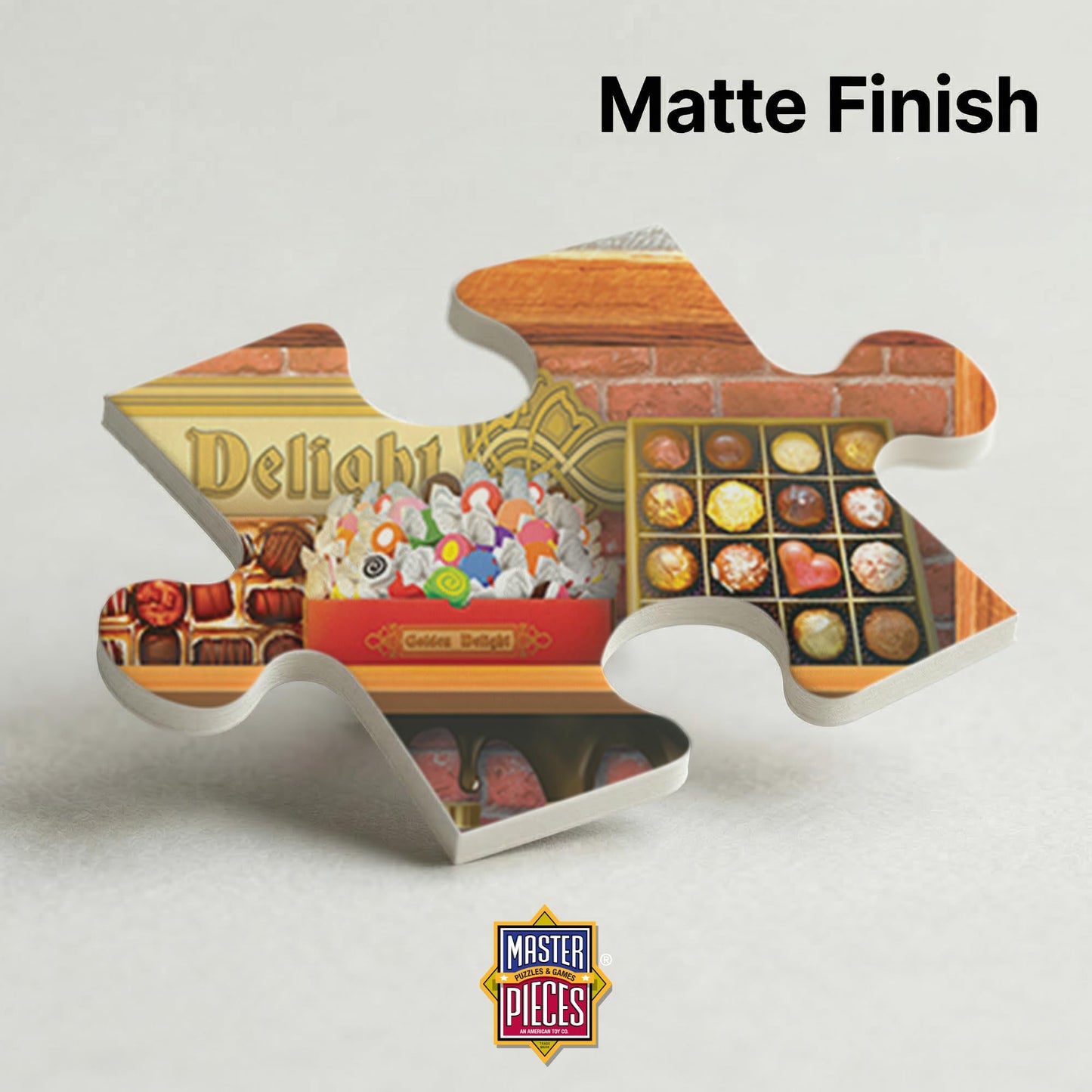 MasterPieces Chocolate Shop 1000 Piece Jigsaw Puzzle for Adults & Family - Matte Finish, Eco-Friendly, Bonus Poster - 19.25"x26.75"