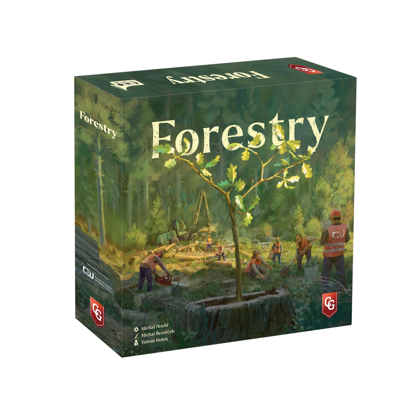 Capstone Games Forestry Strategy Board Game for 1-4 Players Ages 14+