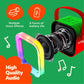 Move2Play, Christmas Karaoke Machine | Festive Soundtrack & Voice Effects | Includes 2 Microphones | Bluetooth Wireless Music Player | Indoor &