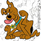 SmileMakers Scooby Doo Puppy Stickers - Toys and Giveaways - 100 per Pack