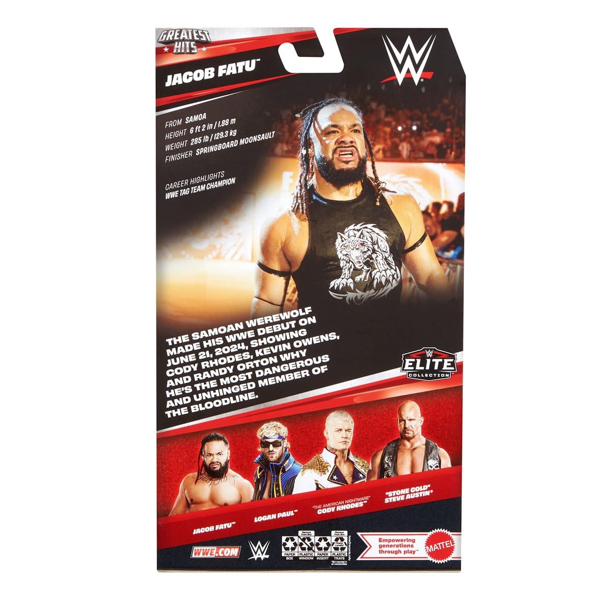 WWE Jacob Fatu Elite Greatest Hits 9