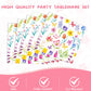 41 PCS Wildflower Party Decorations Floral Theme Disposable Tableware floral paper plates Napkin Tablecloth Floral Party Decorations for Wedding Tea