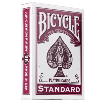 Bicycle Color Series #6 Burgundy Playing Cards, Poker Size Standard Index