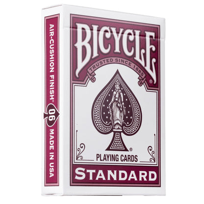 Bicycle Color Series #6 Burgundy Playing Cards, Poker Size Standard Index