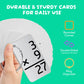 Star Right Multiplication Flash Cards - 169 Hole-Punched Math Study Multiplication Cards with 2 Binder Rings - Times Tables Practice Set for Kids Ages