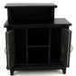 Melody Jane Dolls Houses Black Bar High Cabinet Miniature Dining Room Study Furniture 1:12