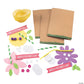 Fun Express Card Making Kit for Kids - Spring Crafts Flower Bouquet DIY Set Makes 12 Cards | Mothers Day Crafts for Kids Classroom | Greeting Card